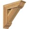 Ekena Millwork Traditional Traditional Rough Sawn Bracket w/ Offset Brace, Western Red Cedar, 8"W x 26"D x 26"H BKT0806X26X26TRA01RWR - alternate 1